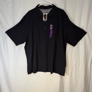 Eddie Bauer Men's Black Polo Shirt